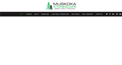 Desktop Screenshot of muskokastonescape.com