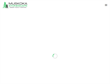 Tablet Screenshot of muskokastonescape.com